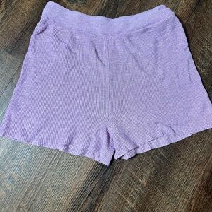 Free People Bech Lavender High Waist Shorts